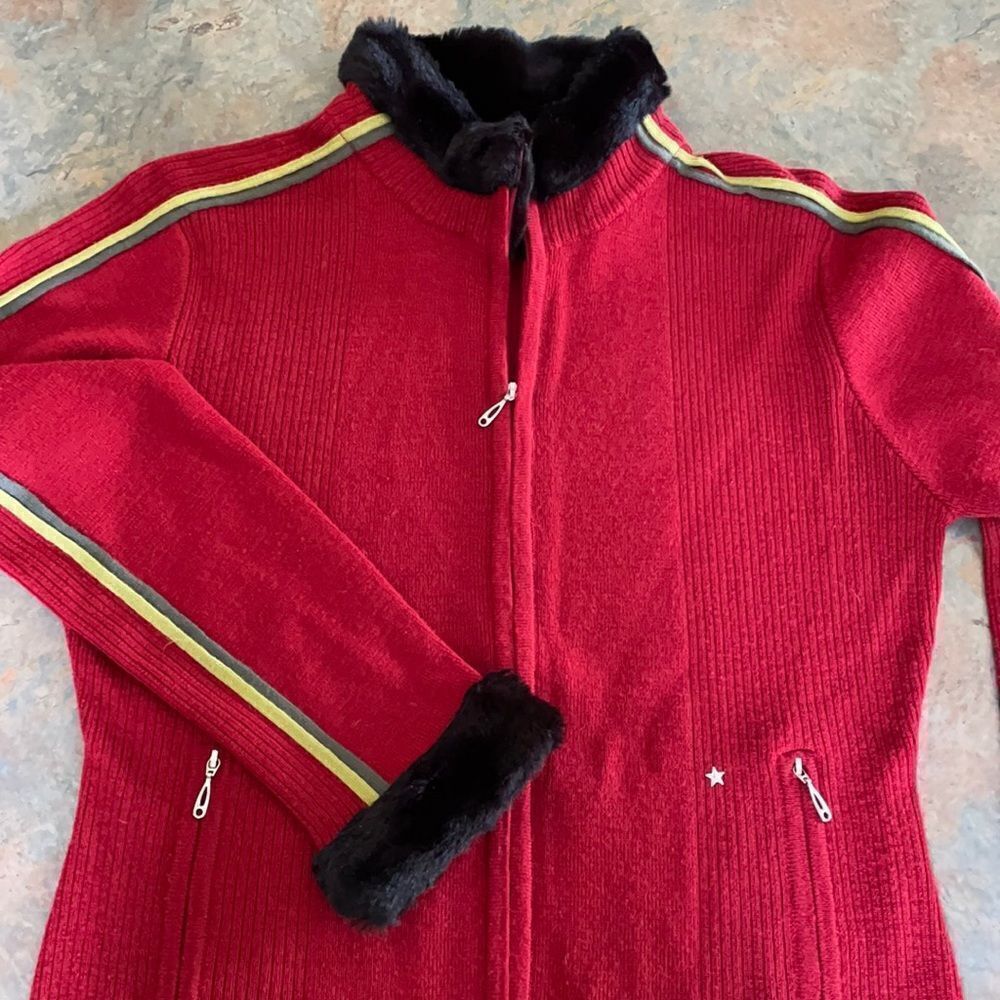 Meister Vtg Ski Cardigan (Lg)